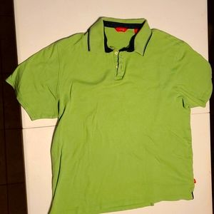Izod Men's Polo Shirt Size XL Green